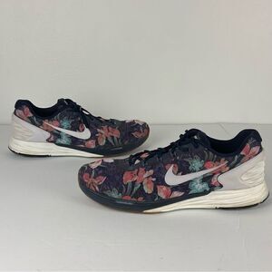 Nike Sneakers Lunarglide 6 Photosynthesis Floral/Navy‎ Men’s Size 15 Tropical